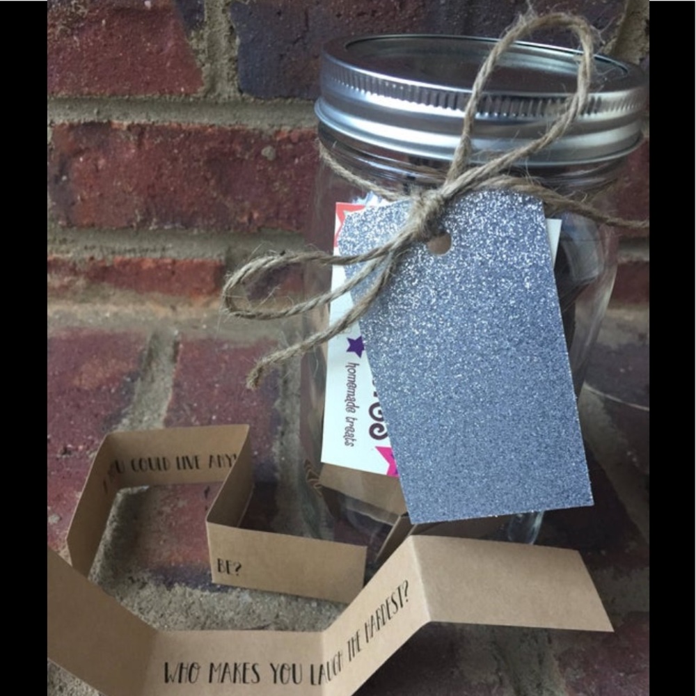 Table Conversation Jar . Hostess gift . NWT